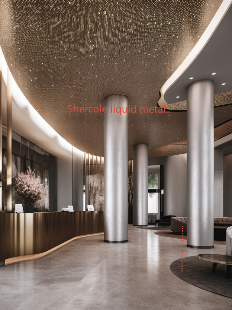 液態(tài)金屬能應(yīng)用到售樓部哪方面裝飾？